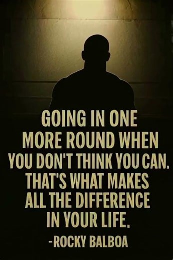 One More Round | Rocky Balboa Motiv