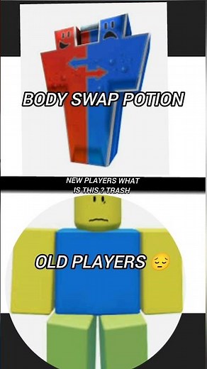 body swap potion 🫡 old era king #naviscol_30 #short #emotint #roblox