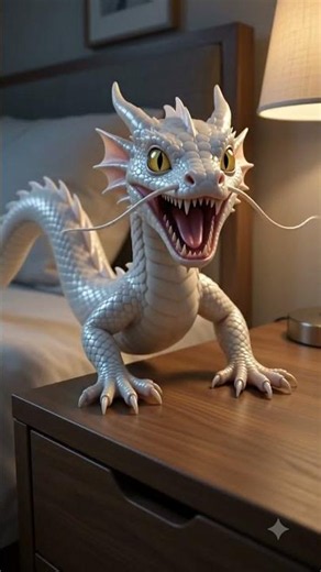 Baby Dragon Attacks a Vibrating Toothbrush 😂🐉 | Funniest Dragon Reaction Ever!