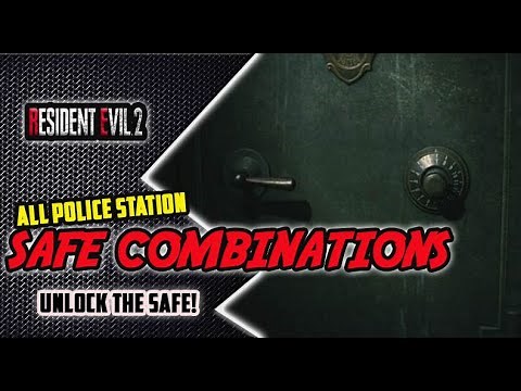 Resident Evil 2 (Remake) - All Safe Combinations (Police Station)