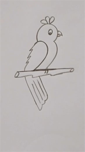 Drawing Bird using the number 2#birddrawing