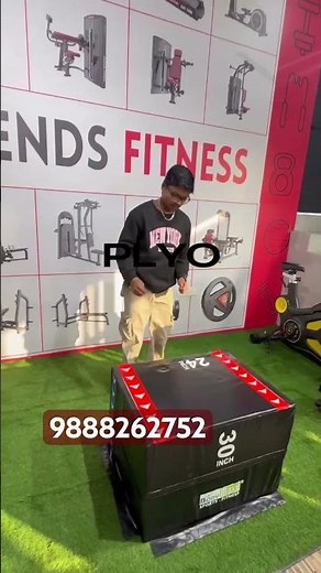 Plyo Jump Box for Home & Gym | Explosive Power & Plyometric Training Equipment #youtuber #strength