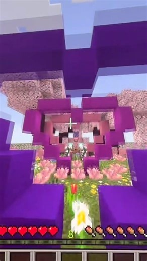 マイクラ♡ふうかの虹色ハート♡