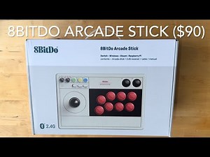 8Bitdo Arcade Stick (Switch + Windows) unboxing and gameplay