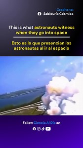 🚀 Estas imágenes captan el ascenso de un cohete desde cámaras externas colocadas en su estructura. Desde esta vista privilegiada, se aprecia la curvatura terrestre, las nubes y la transición del cielo: a medida que el cohete sube, la luz solar atraviesa menos atmósfera, el azul se desvanece y aparece el negro del espacio. 👨‍🚀 Los astronautas, aunque no observan este ángulo tan amplio, presencian un espectáculo similar desde la cabina: el horizonte se curva, las nubes se alejan y la atmósfera 