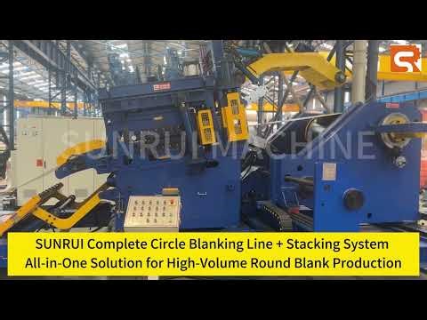 Circle Blanking Line+ Stacking System –SUNRUI All-in-One Solution for High-Volume Disk Production