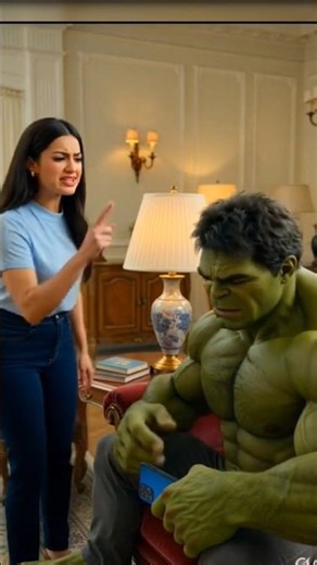 Hulk ki wife ne daant diya hulk ko 😜🥴