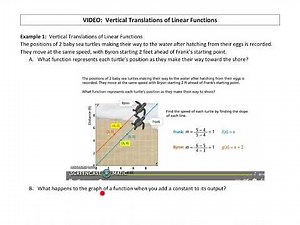 Vertical Translations of Linear Functions