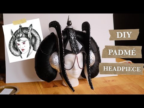 Recreating Queen Amidala's headpiece | Star Wars cosplay tutorial