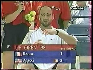 US Open 1998 2R Agassi vs Raoux