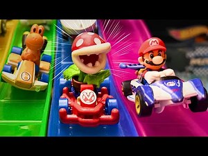 Mario Kart Hot Wheels Rainbow Road Championship!