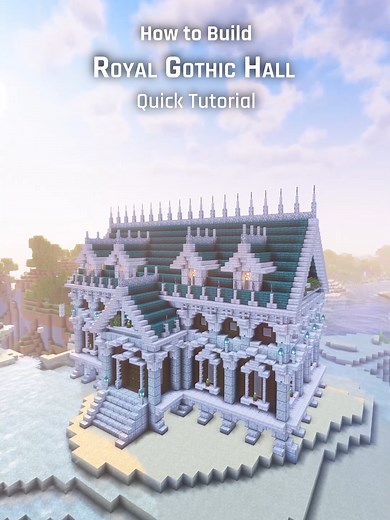 ✨ A gothic masterpiece in Minecraft! This is Royal Gothic Hall, built with layered stone walls, tall arched windows, and intricate detailing that give it a true medieval vibe. As part of the Village Genesis Project: Pastel Shoreline (Episode 8), it stands as a royal centerpiece of the village. The balance of stone and design creates a dramatic yet timeless atmosphere. Would you step inside? 👉 Follow for more fantasy builds and Minecraft inspiration! #minecraftbuild #minecraftshorts #fantasyhous