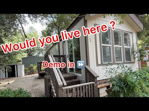 mobile home demolition ￼