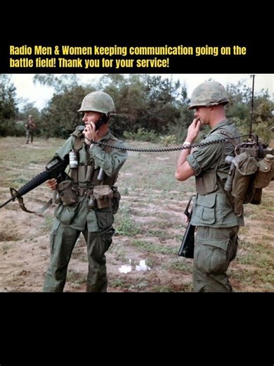 Battlefield Communication! Salute to our brave men and women! #military #twowayradio