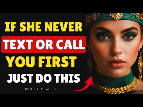 🔥 If She NEVER Texts or Calls You First – Do These 6 Things & Watch Her Chase You |Female Psychology