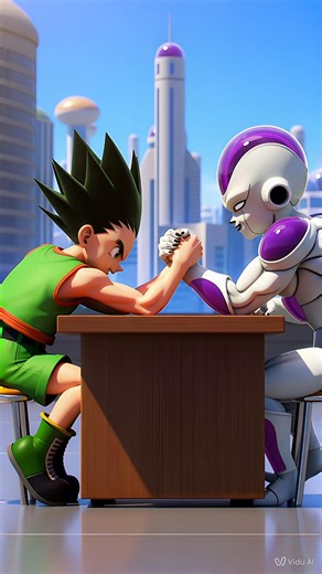 Frieza vs Gon Freecss Arm Wrestling 💪 Who Wins?!