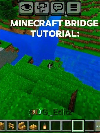 BRIDGE TUTORIAL #minecraft #tutorial