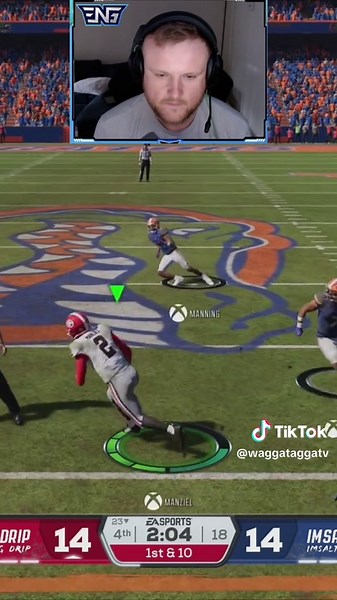 This has to be Sports Center Top 10! 🎬 @EASPORTSCollege #CollegeFootball #CFB26 #ESPN #FYP