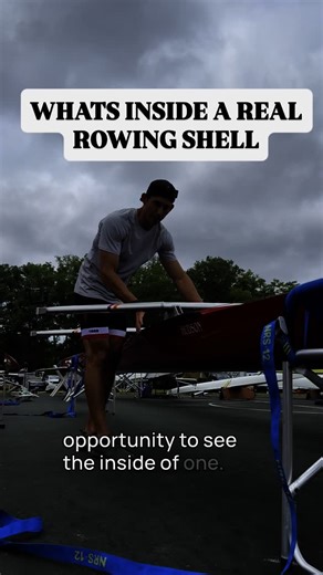 Dark Horse on Instagram: "Everyone thinks of The Notebook when they picture a rowing boat… but real racing shells are a whole different beast. You might picture some romantic wooden boat drifting through the fog. But modern rowing shells? They’re high-performance machines—built for speed, precision, and power. We’re talking carbon fiber seats that slide smooth, shoes bolted to the boat so you can drive hard through the legs, aluminum riggers, carbon oars, and a rudder so small it’s barely bigger
