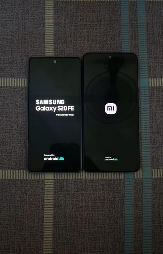 Galaxy S20 FE vs Redmi Note 11 Pro Boot Up Test in 2026 #smartphone #samsung #xiaomi
