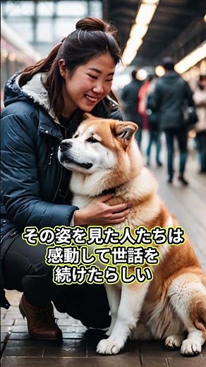 Loyal Hachiko🐾駅で10年待ち続けた忠犬の物語#ハチ公 #忠誠心 #感動実話
