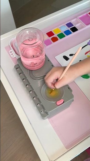 I Built the ULTIMATE Paint Station! 🎨🔥 #artsetup