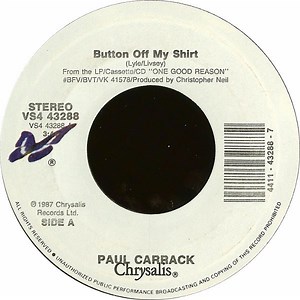 Paul Carrack - Button Off My Shirt