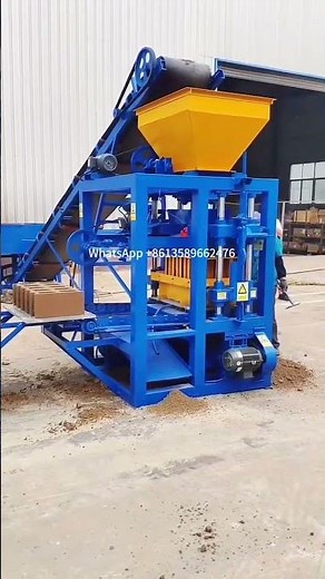 QT4-24 semi automatic concrete block making machine 8inch block machine 4000 pcs per day
