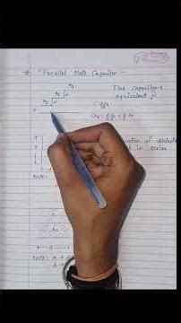 Parallel Plate Capacitor with Dielectric | Equivalent Capacitance Explained #jeephysics#neetphysics