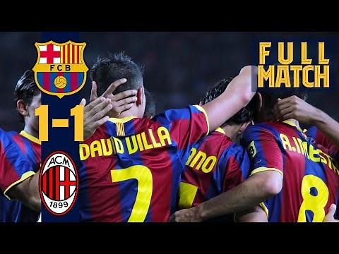 FULL MATCH: Barça - AC Milan (2010) Historic season begins against Italian giants!