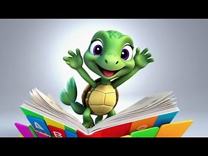 Three Baby Turtles Say A B C | Alphabet Song for Kids | Learn ABC with Turtles