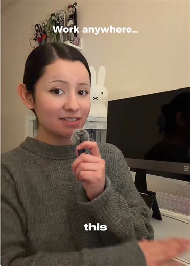 Once you start using two screens… there’s no going back. #techsetup #portablemonitor #productivity #techtok #workfromanywhere