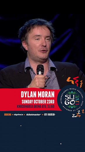 🪩 At Sligo Live Festival 2022, the hilarious Dylan Moran will premiere his new show, titled “We Got This.” Take advantage of the growing ugliness, lack of humanity, and rapid cognitive degeneration of your neighbors to increase your own wealth! 🪩 Live on Sunday, October 23, 2022, at the Knocknarea Arena, ATU Sligo! Tickets can be purchased for €33 plus service charges from http://SligoLive.ie or by calling tel:0719161518 for the event. For more information, please see 🎫 https://sligolive.ie/d