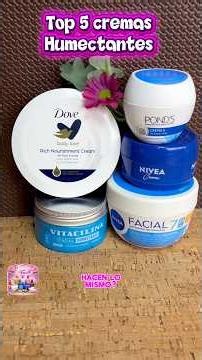 😮”top 5 cremas humectantes “⭐️✨ #cremas #tips #belleza #shortvideo
