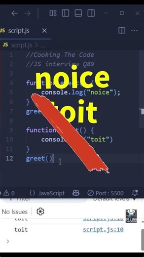 JS Interview Q89: Can you guess the output? #javascriptinterview #codinginterviewprep #devshorts