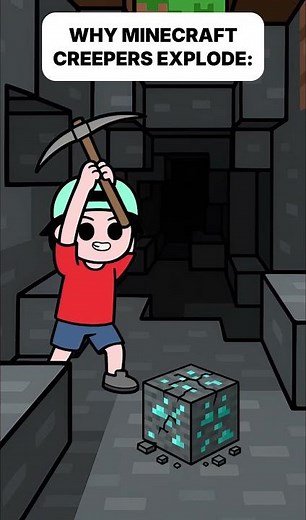 WHY MINECRAFT CREEPERS EXPLODE