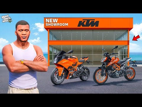 Franklin & Chithappu Build New Ktm Showroom With Grandpa in Gta 5