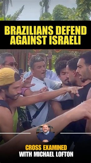 Brazilians Defend Palestinian Against Israeli Aggressor
