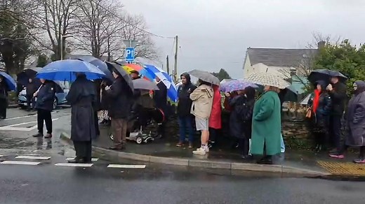 3.8K views · 32 reactions | Letterston Memorial Service. Great turn out even with the weather conditions. | Pure West Radio | Facebook