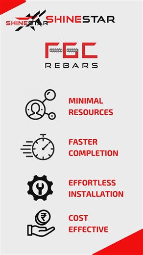 CABANA INTERIORS on Instagram: "FGC Rebar India’s Biggest Manufacturers @shinestarfgc Head Office: Evershine Dynamic Corporation Limited Shinestar Complex, 12 Mill Road, Combatore - 641001 For More Details: Website: www.shinestar.biz Email: info@shinestar.biz Phone: +91 8884464403, 080456 86655 #rebar #fgcrebar #giberglassrebar #fiberglasswork #architecture #rebar #rollrebar #shinestar⭐️ #shinestarfgc #shinestarfgcrebars"