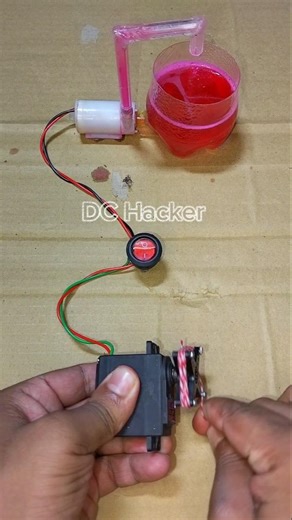 Running a Water Pump With Rope Turning Gear Motor Generator • DC Motor #dcmotor #tech #shorts