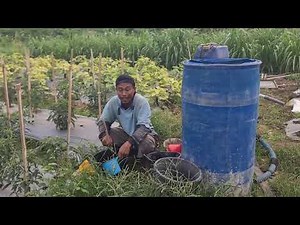 The Process of Mixing Agricultural Chemicals for Application to Crops — Agriculture Farming