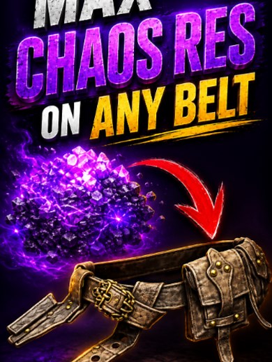 Max Chaos Res on Any Equipment with Void Flux #pathofexile2 #chaos #crafting #poe2 #diztoh