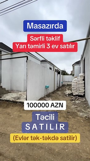 S A T I L I R Ətraflı: 050 311 13 26 3 otag 1,4 sotda 2 otag 1 sot 2 otag 1 sot Sənəd torpaga kupça #satılır #təcili #icarə #vip_group_əmlak #keşfet #əmlak