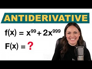 Antiderivatives for Beginners – Calculus