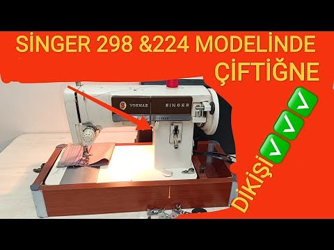 HOW TO MAKE A DOUBLE STITCH ON SINGER YOKNAZ 298 AND 224 Y MODELS ❓❓❓