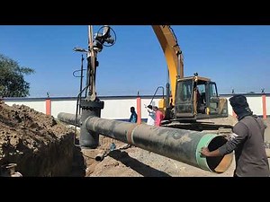 Pipeline # Block Station Valve # Lowering of Valve assembly