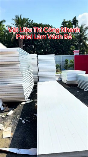 Vật Liệu Thi Công Nhanh Panel Làm Vách Rẻ #panelthinhphat #panel #tampanel #panelcachnhiet