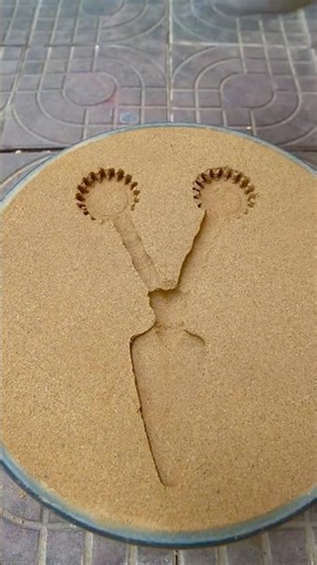 New shape making from metal casting #experimnent #art #amazing #craft #diy