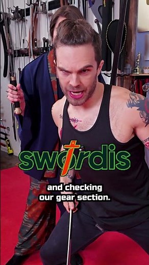 Dual Wielding with a Sword Cane! #sword #martialarts #fantasy #history